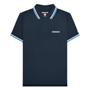 Lambretta Mens SS25 Triple Tipped Polo Shirt / Navy